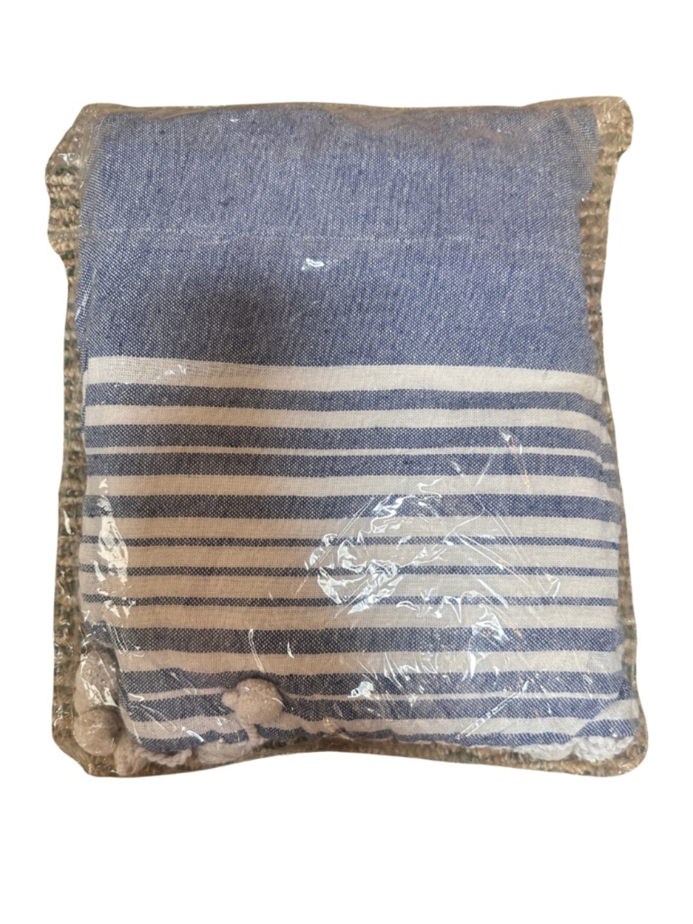 NEW Shiraleah Out Of Office Blue and White Beach Blanket